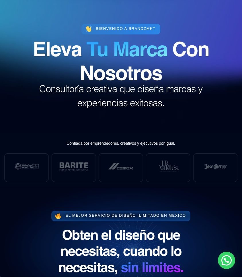 BrandzMKT — Sitio web